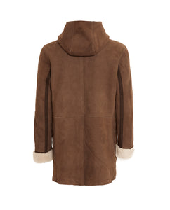 ARIC-SHEARLING SUEDE IRONED LAMB