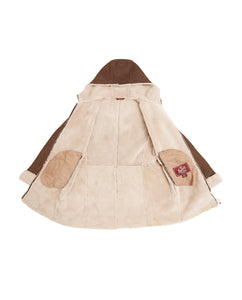 ARIC-SHEARLING SUEDE IRONED LAMB