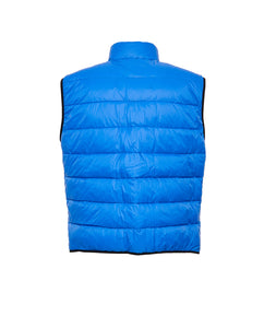 NUVOLA JOLLY-COLORADO LAMB-GILET BLU ESTRAIBILE