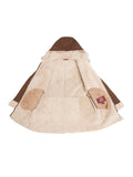 ARIC-SHEARLING SUEDE IRONED LAMB