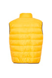 NUVOLA JOLLY-GOAT GARMENT SUEDE-GILET OCRA ESTRAIB