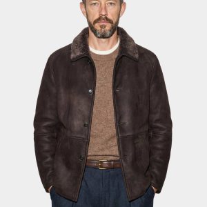 BRISTOL - R/SHEARLING SUEDE MERINO CURLY L | TESTA DI MORO - MUSCHIO