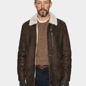 APRICA – SHEARLING SUEDE IRONED | DK BROWN - BEIGE
