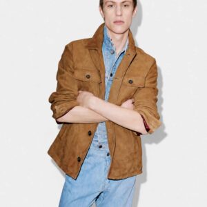 NICHOLAS – SUEDE CACHEMERE | CAMEL